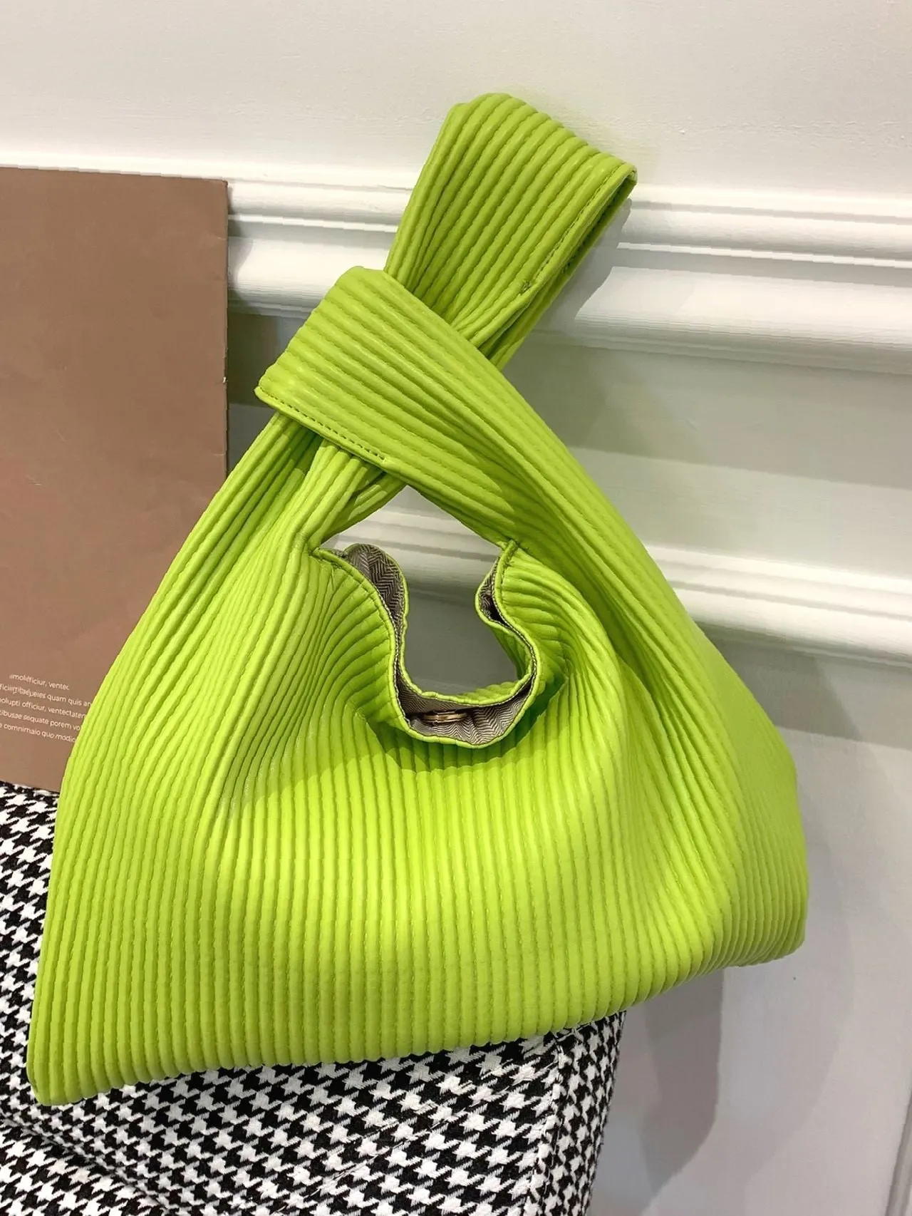 Maxct - Minimalist Embossed Top Handle Bag  - Women Tote Bags