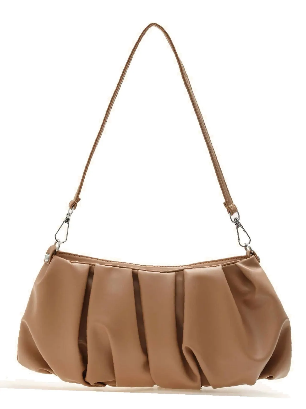 Bag For Love - Minimalist Ruched Bag - Women Maxct Bags