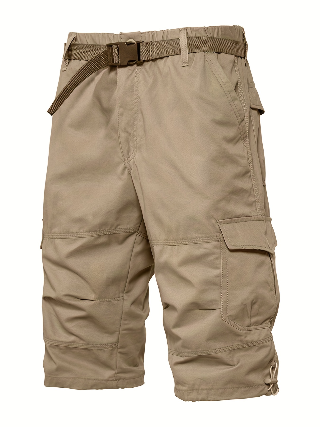 dunnmall Maxct Street Style Men's Casual Cargo Capris Jeans With Pocket, Men's Outfits
