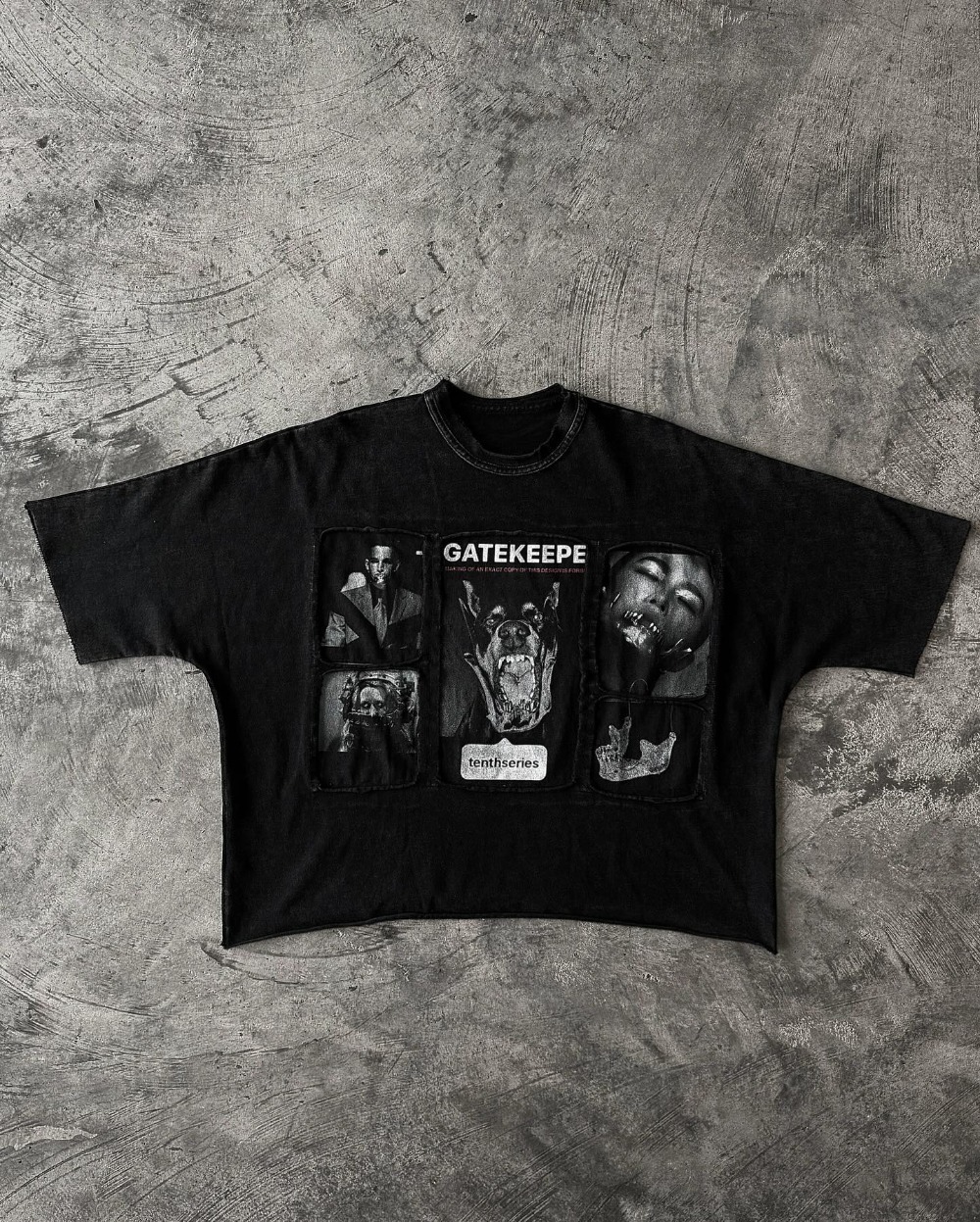 Streetwear Y2K Patchwork T Shirt New Harajuku Retro Figure Graphic Printed Oversized T Shirt Gothic Short Sleeve Tops Men Women