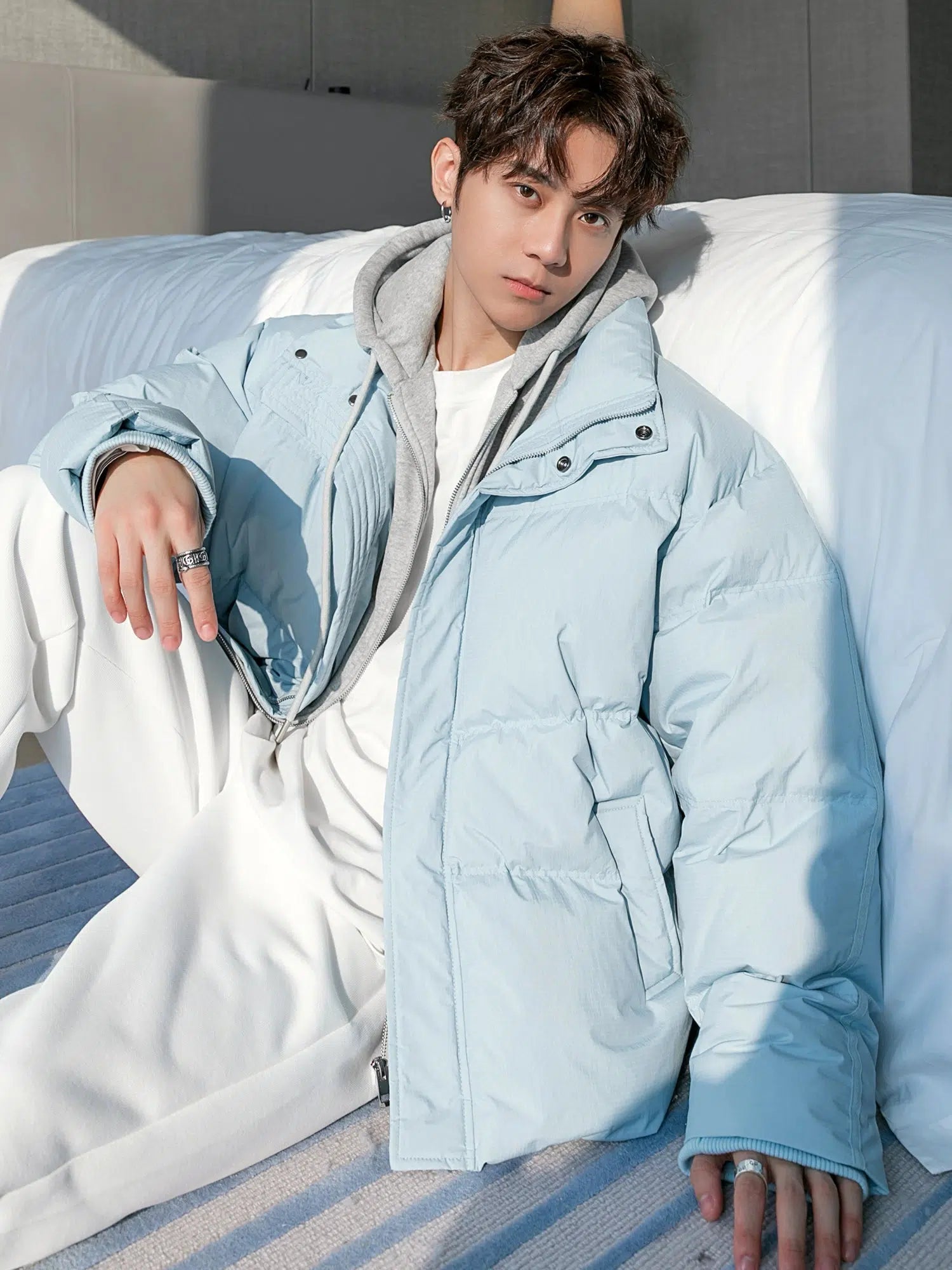 Maxct Two Pieces Hooded Puffer Jackets