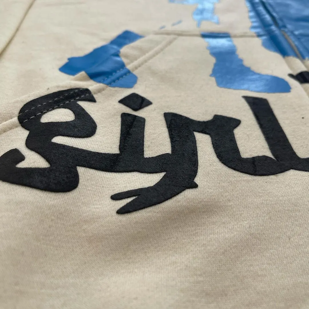 Man hoodie y2k Fall Winter Fleece Sweatshirts Letter Embroidery Vintage Streetwear Warm Sweats Turtleneck Hoodies Pullover tops