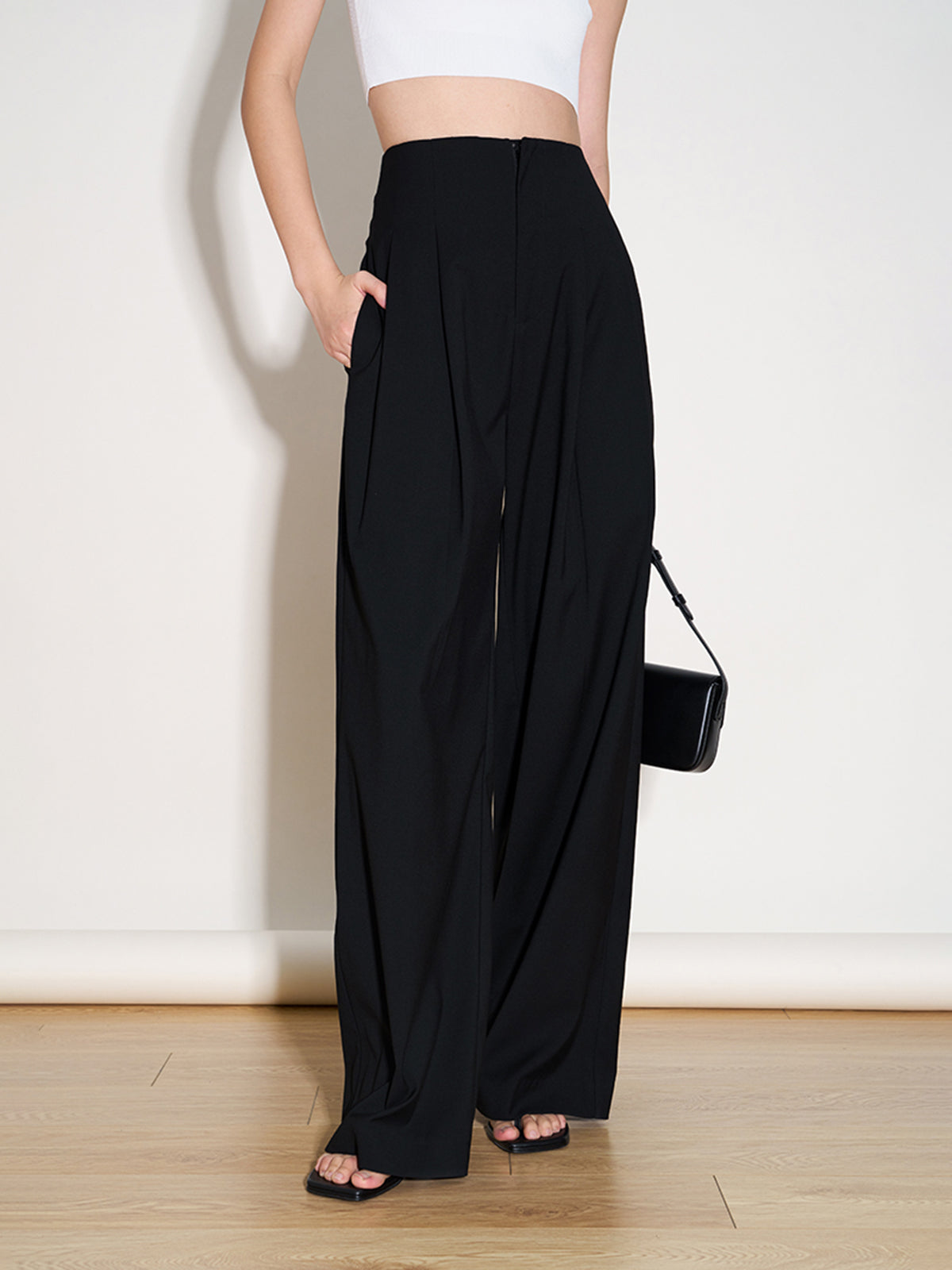 Maxct Effortless Flowy Wide Leg Dress Pants