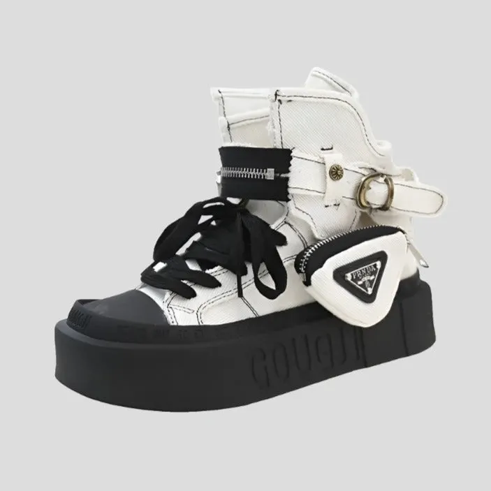 Women's Gothic Denim Short Ankle Boots Maxct