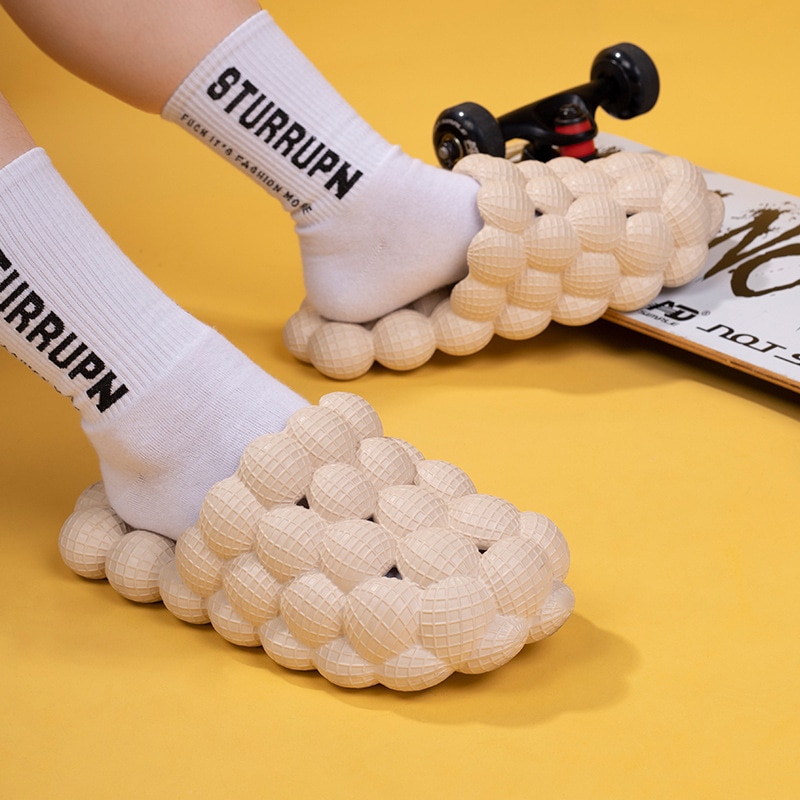 Unisex Lychee Style Foot Massage Slides - true-deals-club