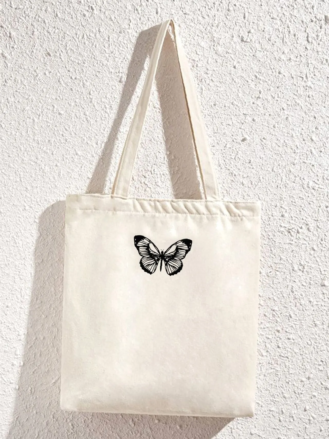 Maxct - Butterfly Graphic Shopper Bag  - Women Tote Bags