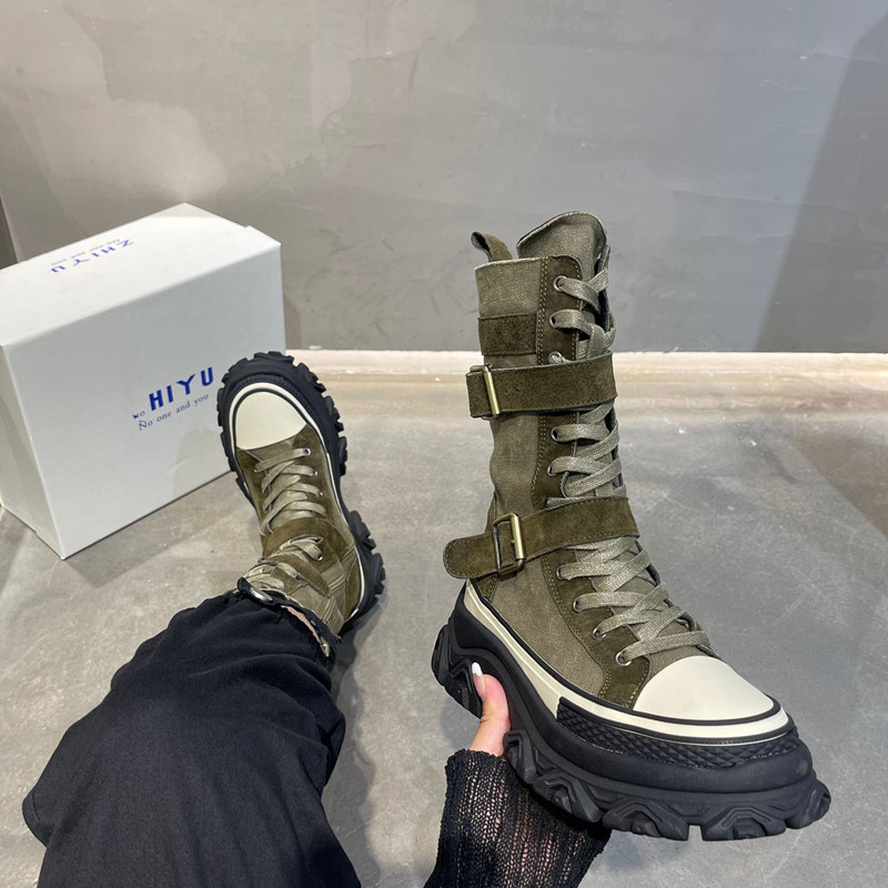 calf length boots - true-deals-club
