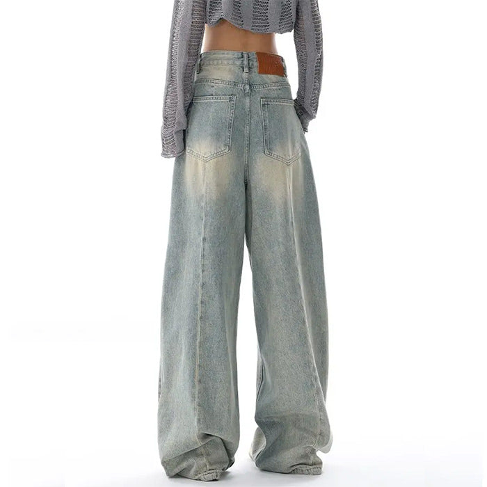 90's Light Wash Baggy Jeans Maxct