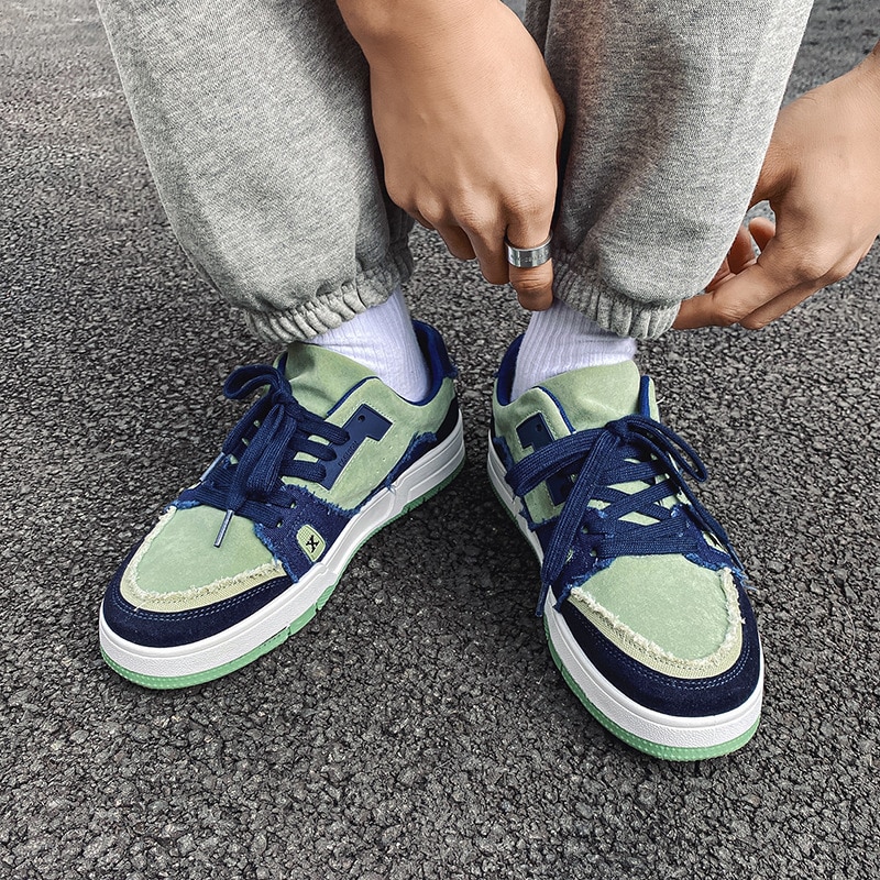 Classic Color-block Sneakers - true deals club