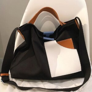 Maxct - Colorblock Top Handle Bag - Women Tote Bags