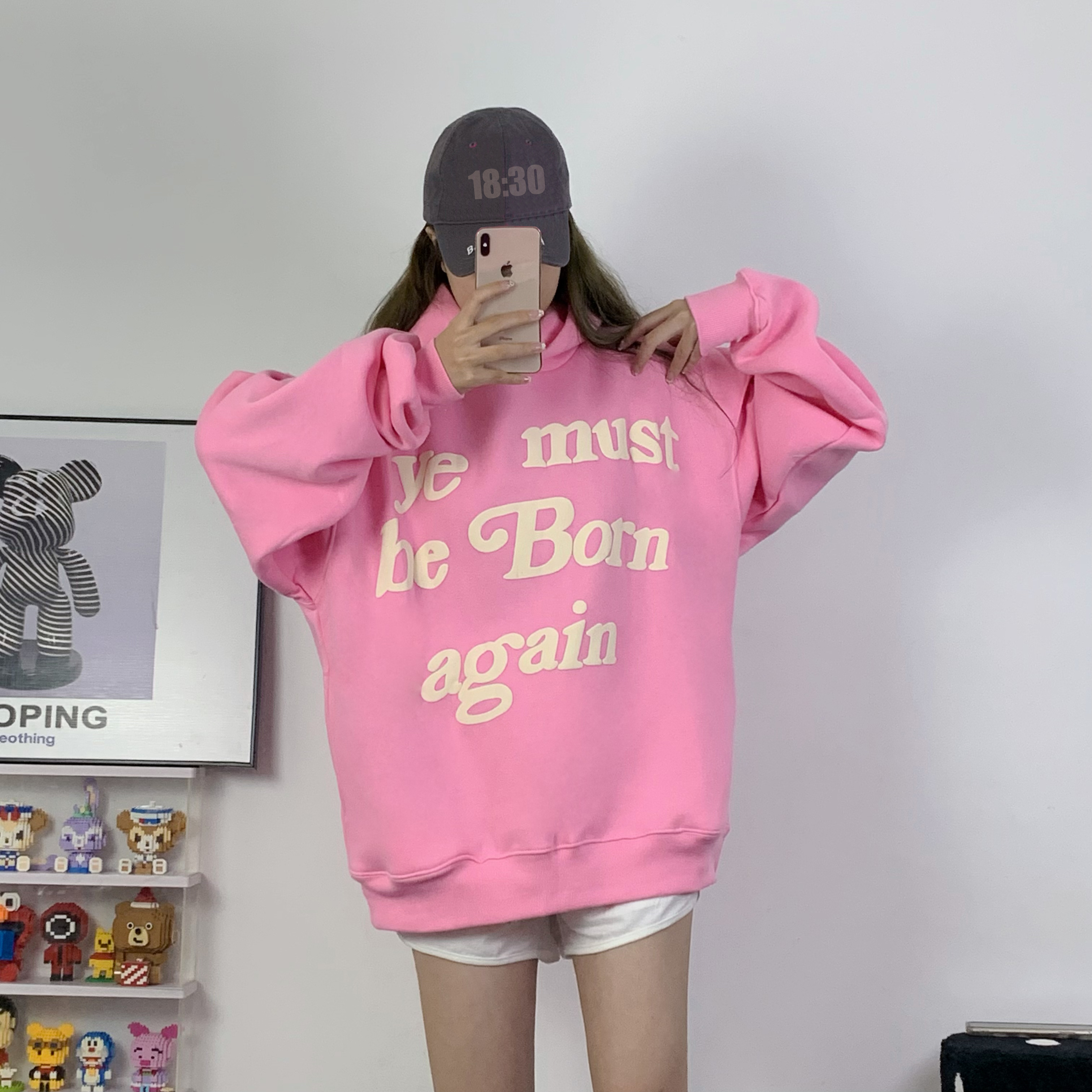 Kanye Hoodie - Ye Must Be Born Again Unisex Oversized