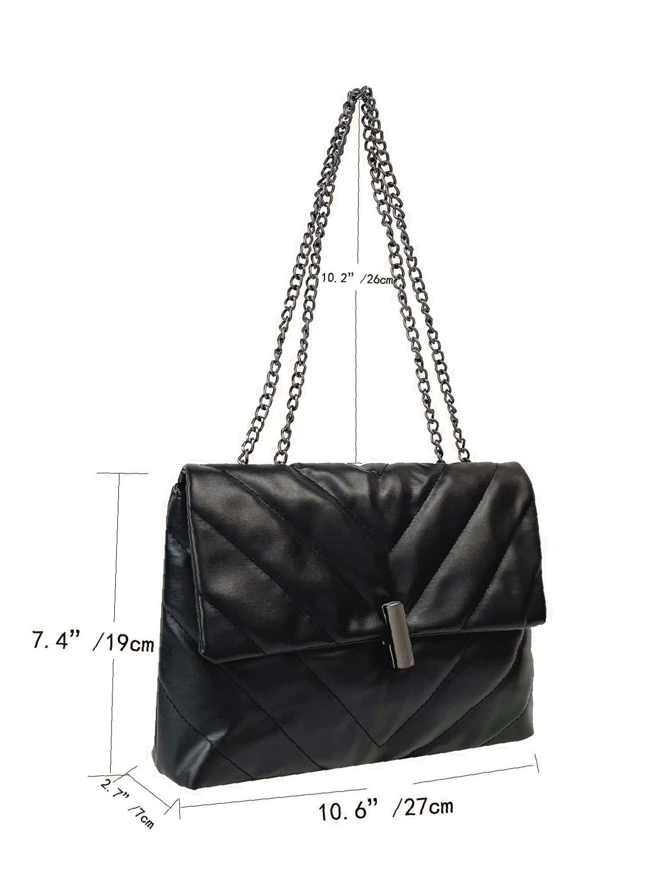 Maxct - Chevron Chain Tote Bag  - Women Tote Bags