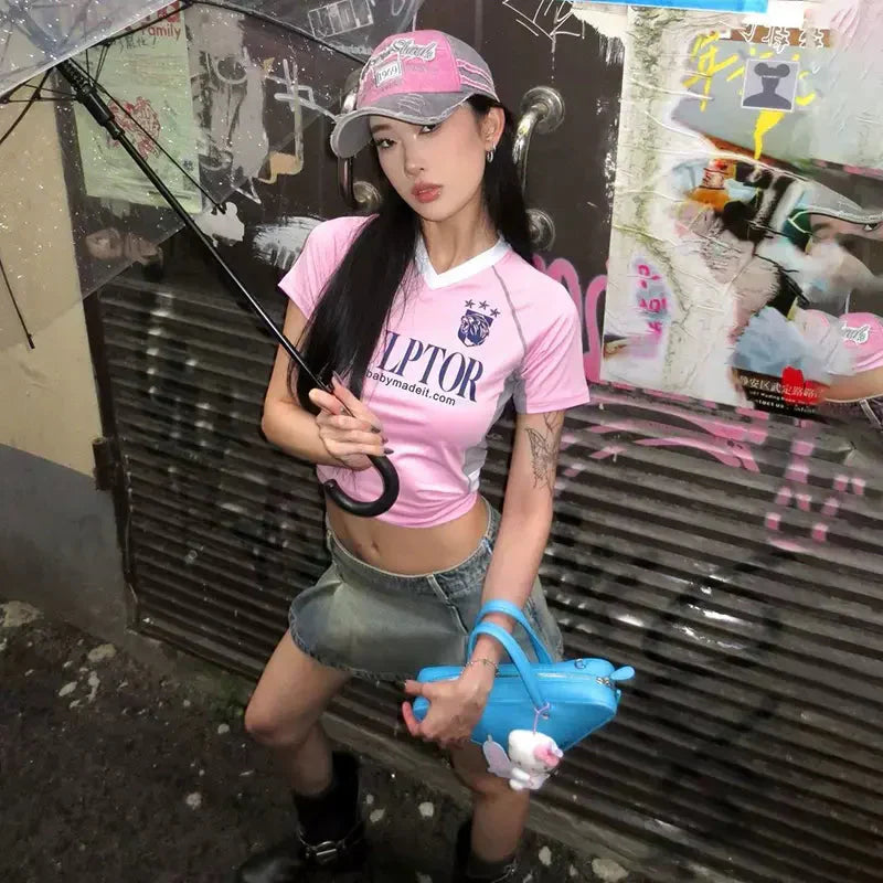 Maxct Scolptor Letter Print T-Shirt