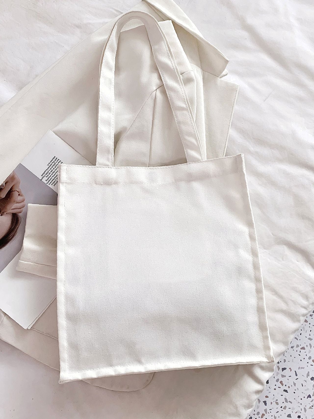 Maxct - Letter Graphic Tote Bag  - Women Tote Bags