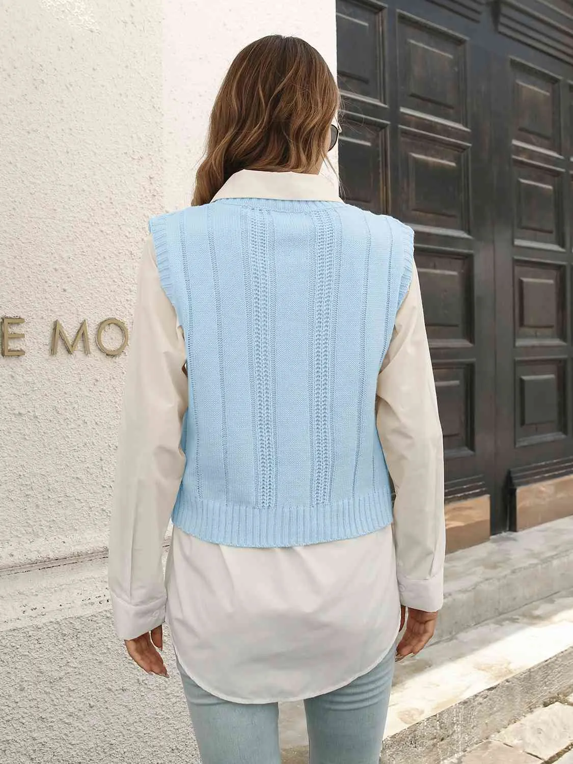 Maxct &Urban Style V-Neck Sweater Vest