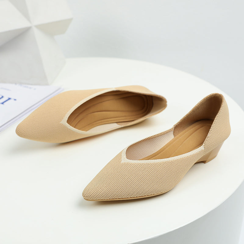 Urban Woven Multi-Color Casual Low Heels Shoes Maxct