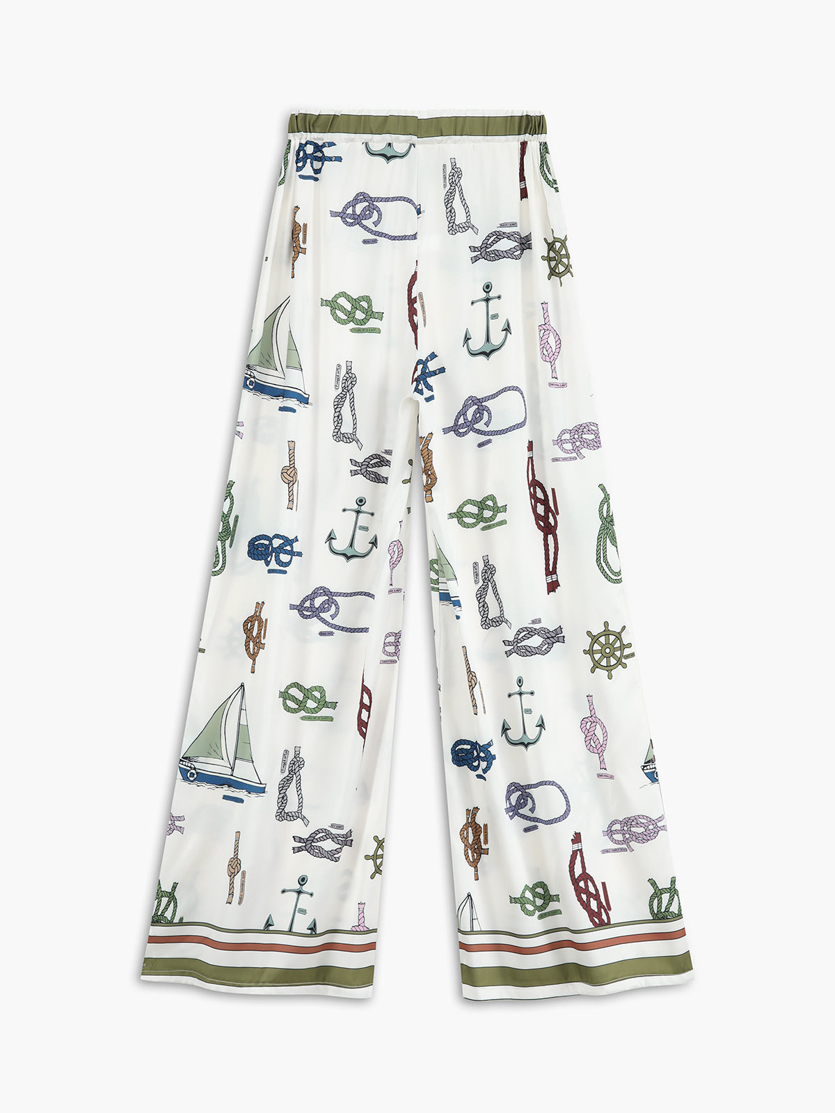 Maxct Printed Loose Collared Pants Set