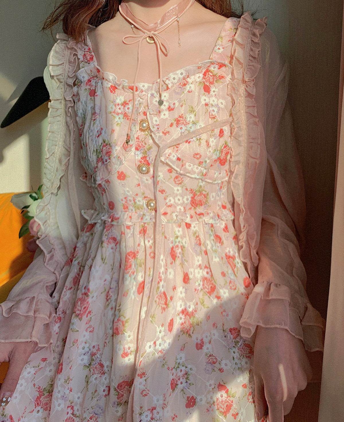 Tea Cup Floral Cami Dress Maxct