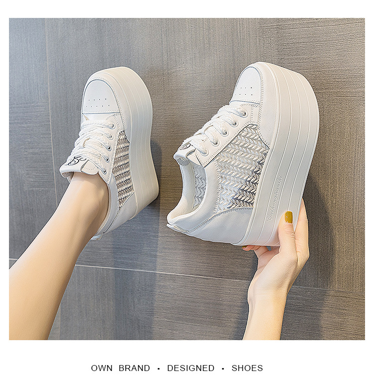 Women's Summer Mesh Air Sneakers Mixed Colors. High Heel - true-deals-club