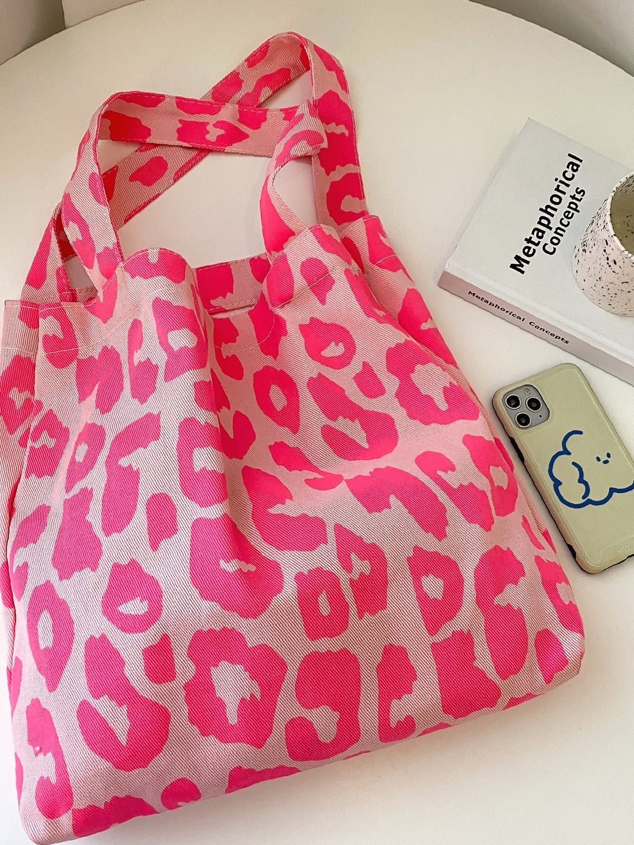 Maxct - Leopard Pattern Tote Bag  - Women Tote Bags