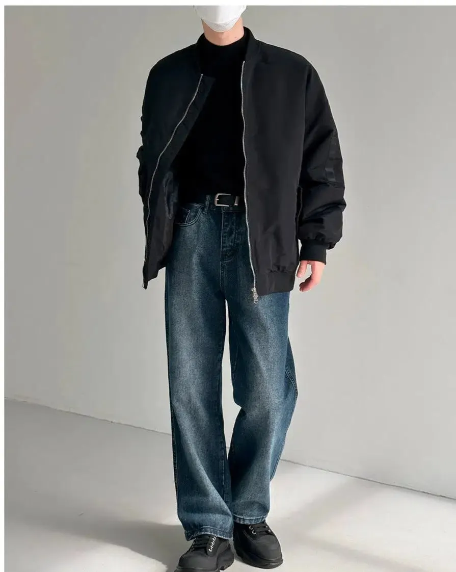 Maxct Lightweight Baseball Collar Cotton Jacket
