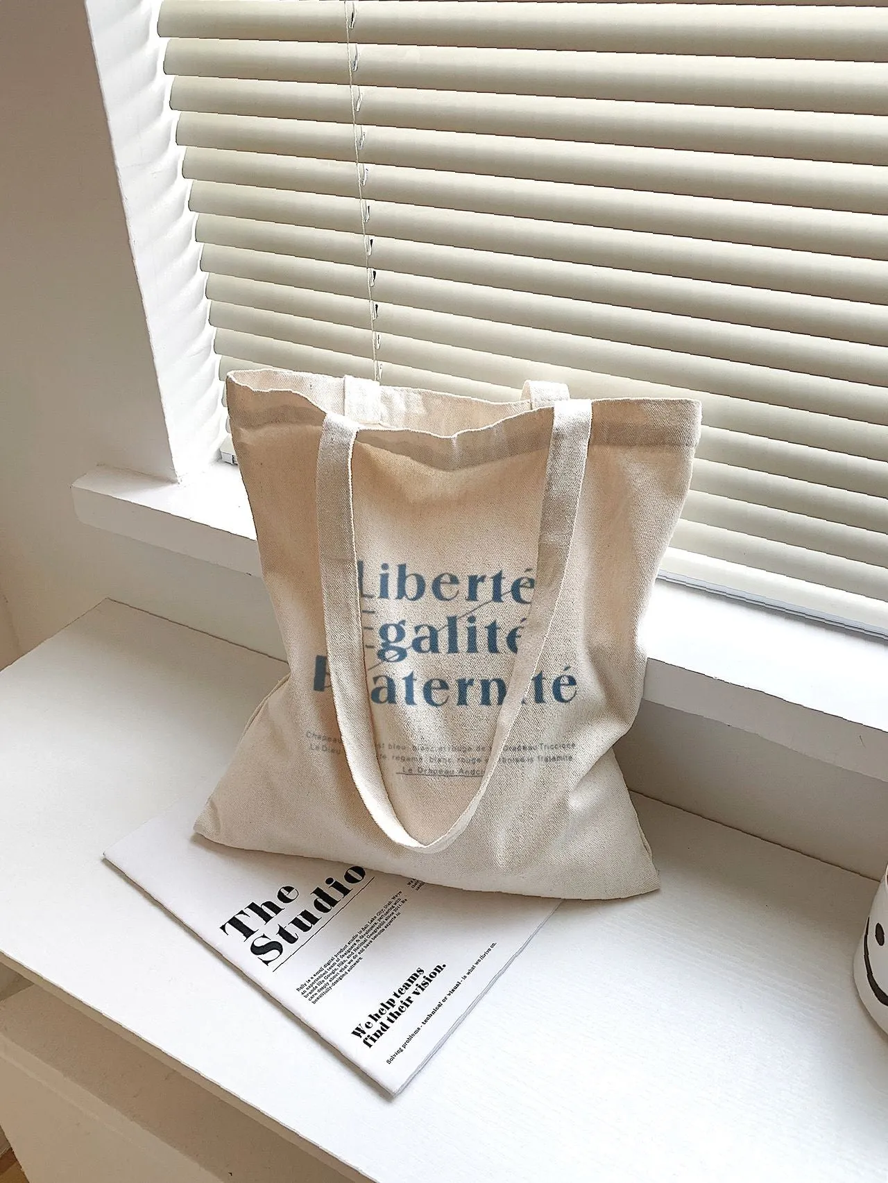 Maxct - Letter Graphic Shopper Bag  - Women Tote Bags