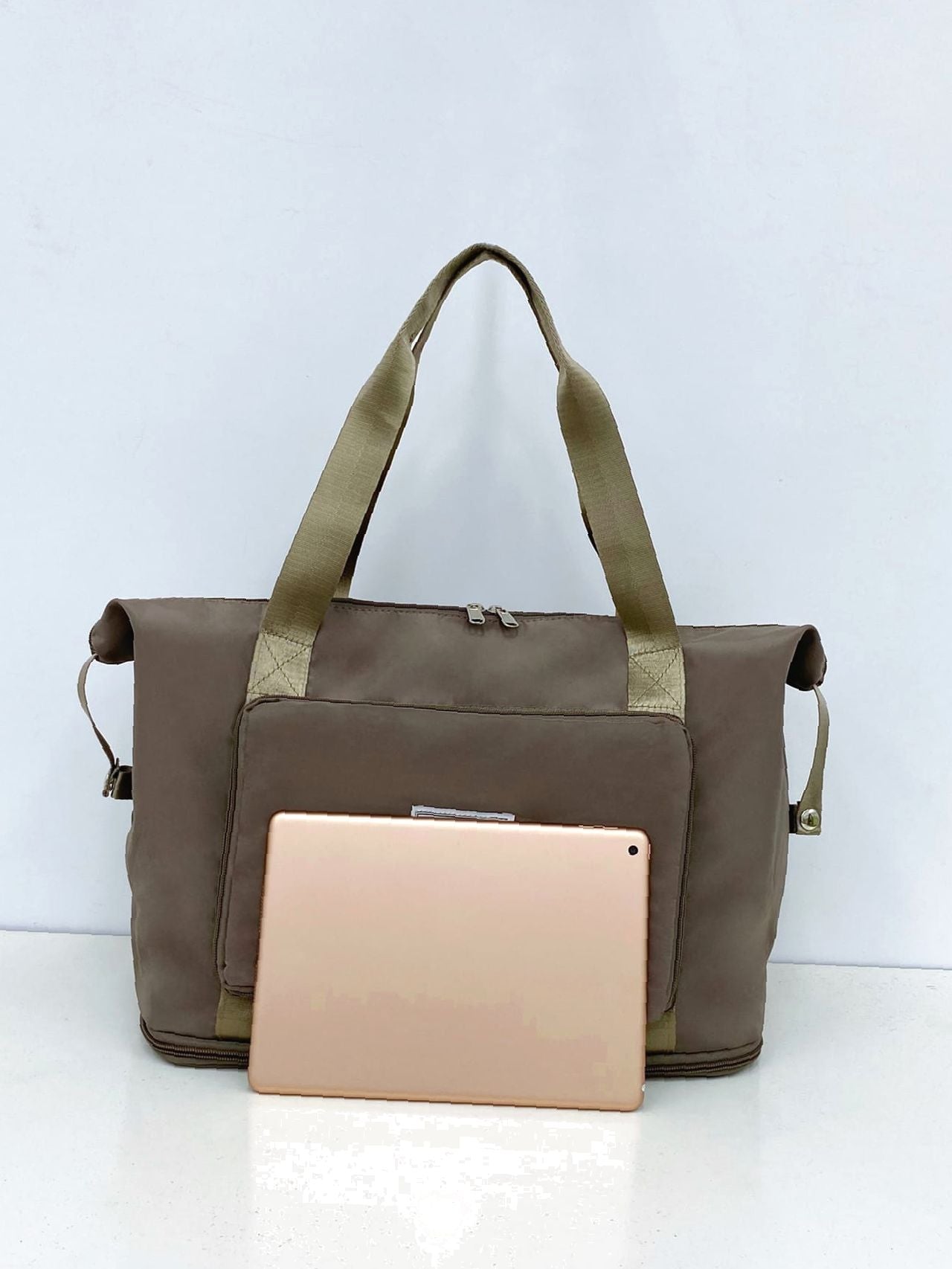 Maxct - Patch Decor Large Capacity Shoulder Tote Bag  - Women Tote Bags