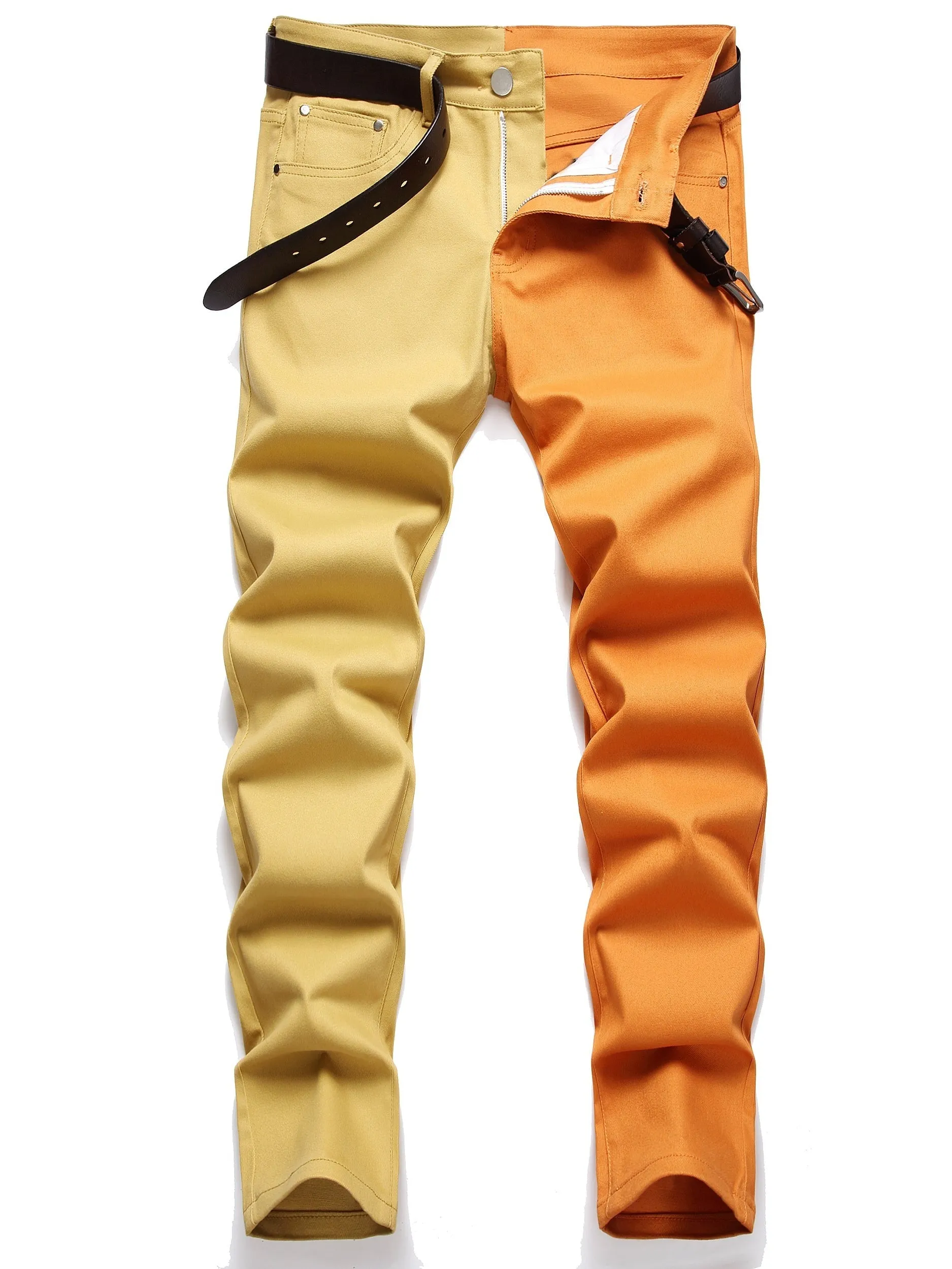Maxct  Men's Slim Straight Fit Jeans Casual Washed Stretch Denim Jeans Best Sellers