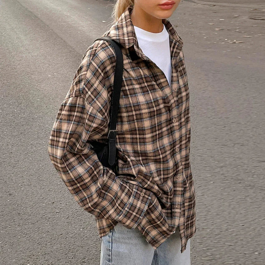 Maxct Julia Oversize Plaid Shirt