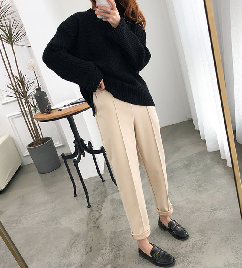 Wool Thicken Style Pencil Long Pants Maxct