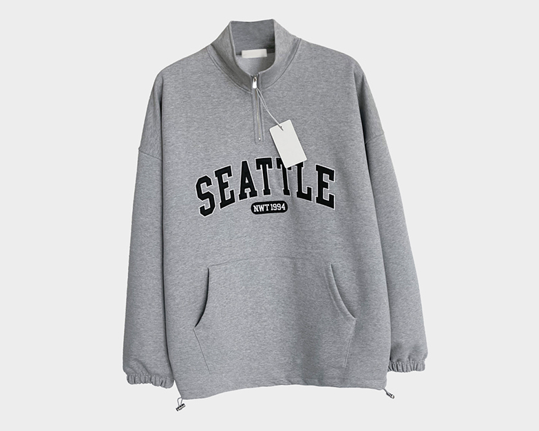 Maxct 4308 HALF ZIP-UP SEATTLE TURTLENECK SWEATER