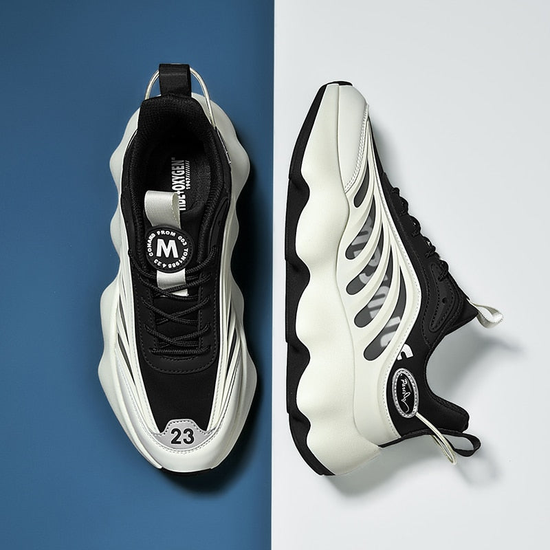 Breathable Mesh Trainers Casual Race Design Shoes for Men Maxct