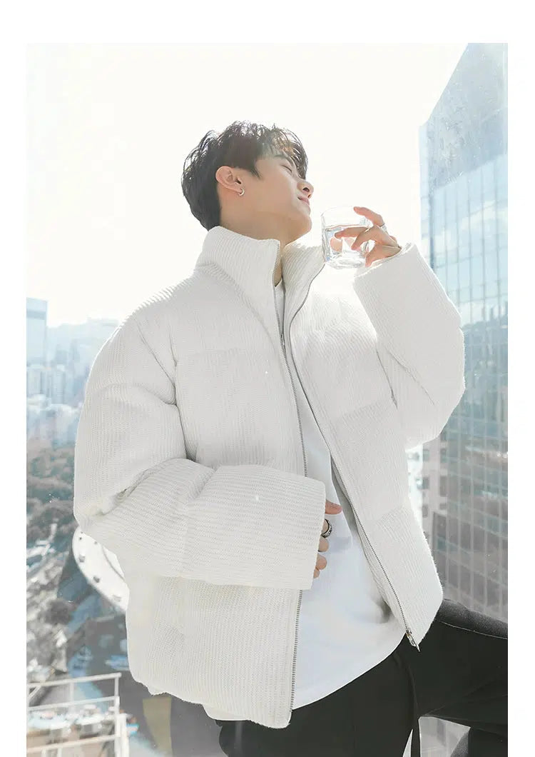 Maxct Vintage Zipped Padded Cotton Jacket