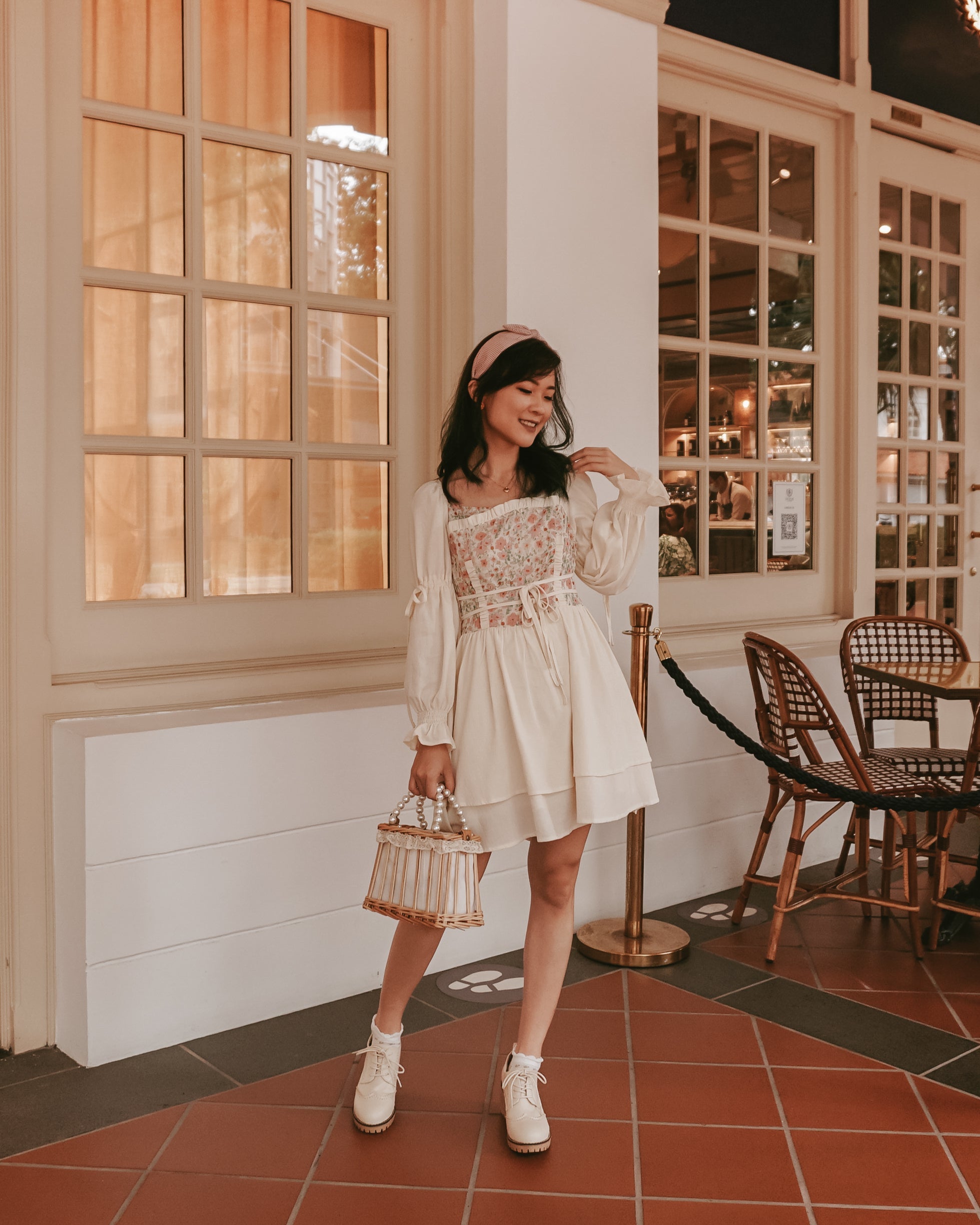 Florals In Bloom Ruffle Dress Maxct