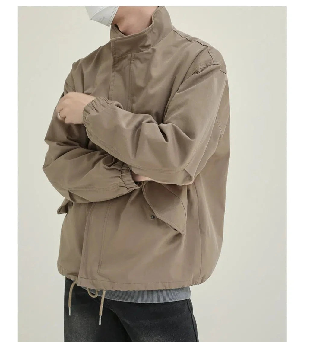 Maxct Stand Collar Bomber Jacket