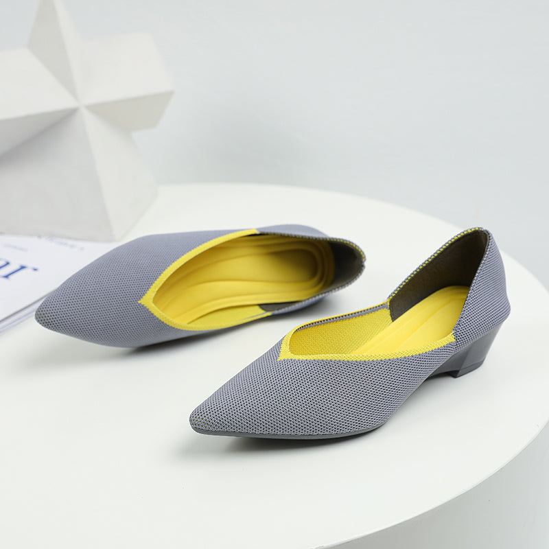 Urban Woven Multi-Color Casual Low Heels Shoes Maxct