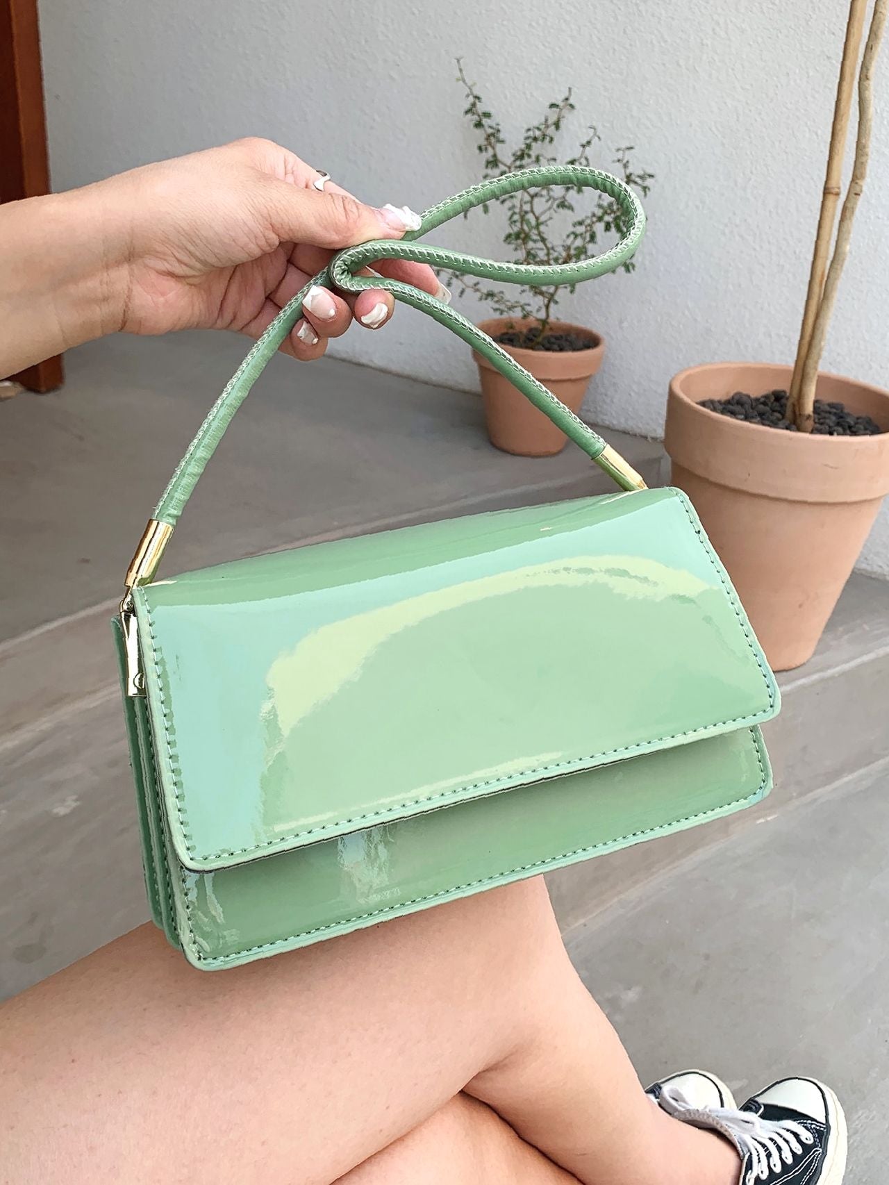 Bag For Love - Patent Maxct Bag  - Women Maxct Bags