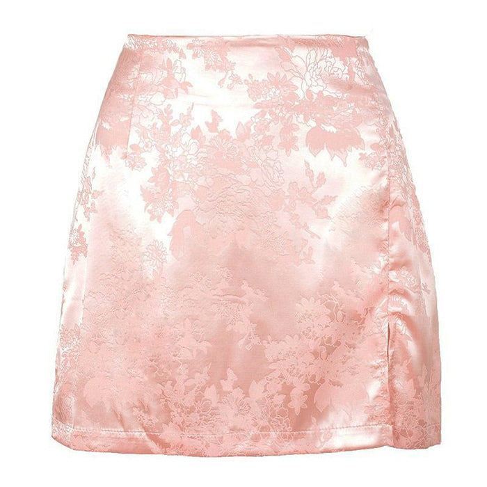 Missed Calls Satin Skirt Maxct
