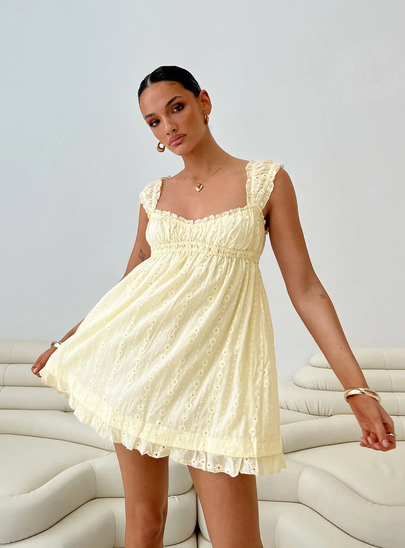 Maxct Carlita Mini Dress Yellow