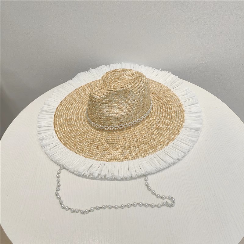 Sun Hat Fashion Wind Straw Women's Burrs Straw Hat