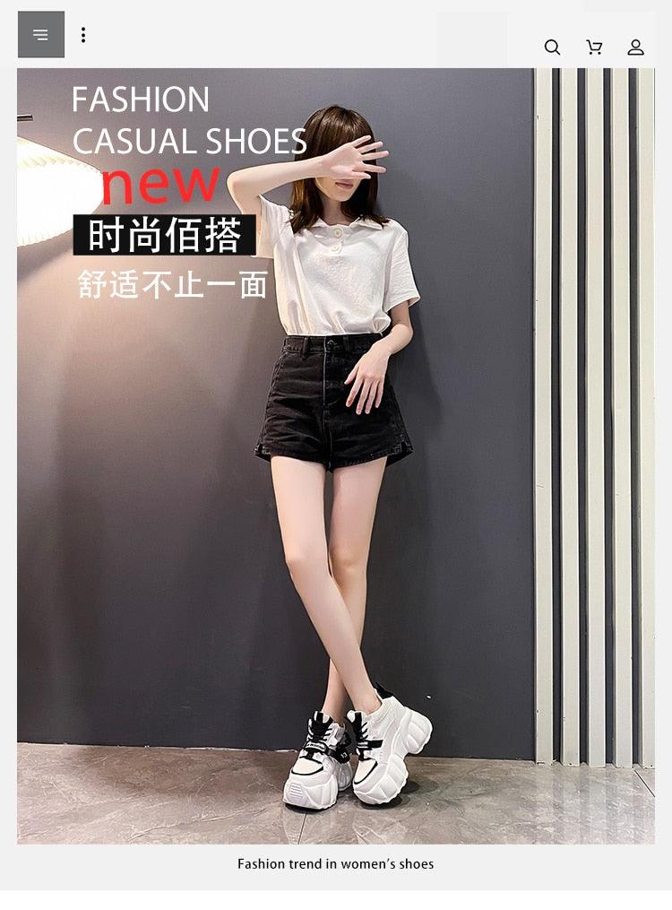 Chain Chunky Sneakers for Women Maxct