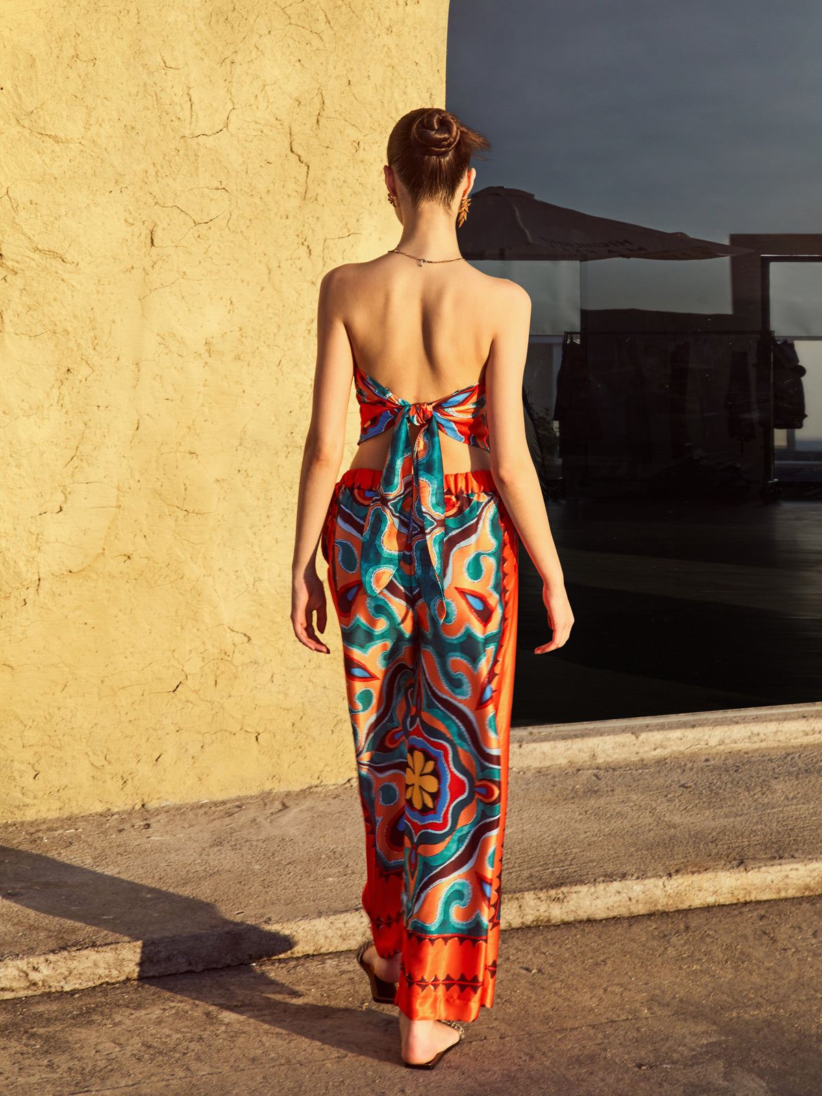 Maxct Flaming Passions Wide Leg Pants