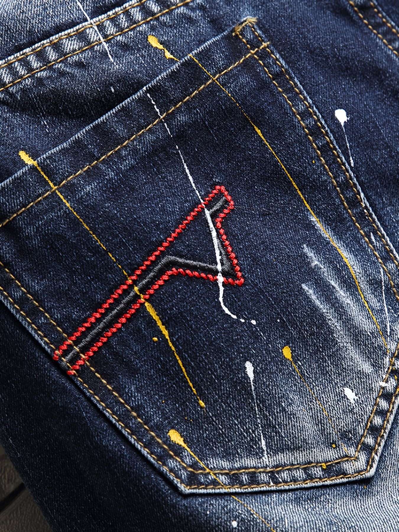 Men's Stylish Short Jeans, Casual Straight Distressed Fit Ripped Denim Shorts For Summer