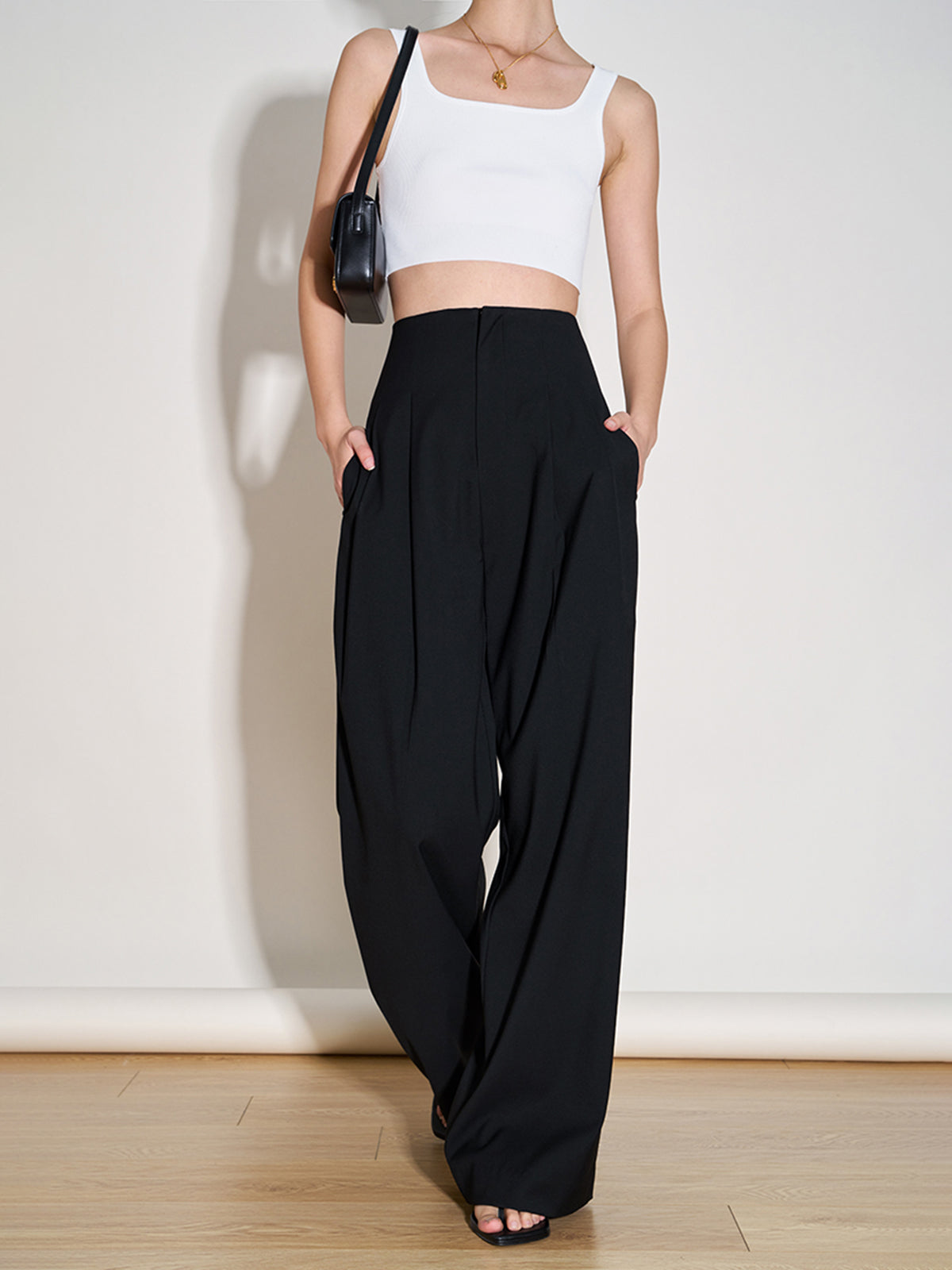 Maxct Effortless Flowy Wide Leg Dress Pants