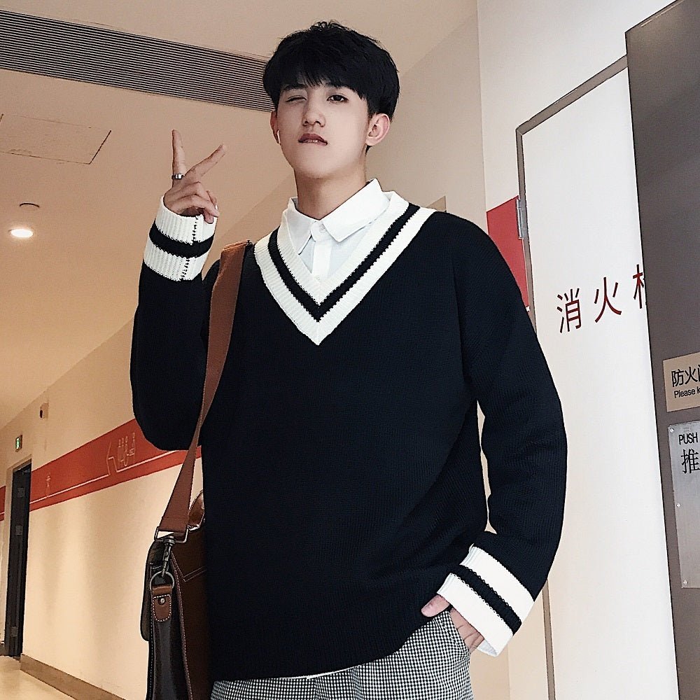 Maxct Kami No.7348 V Neck Sweater