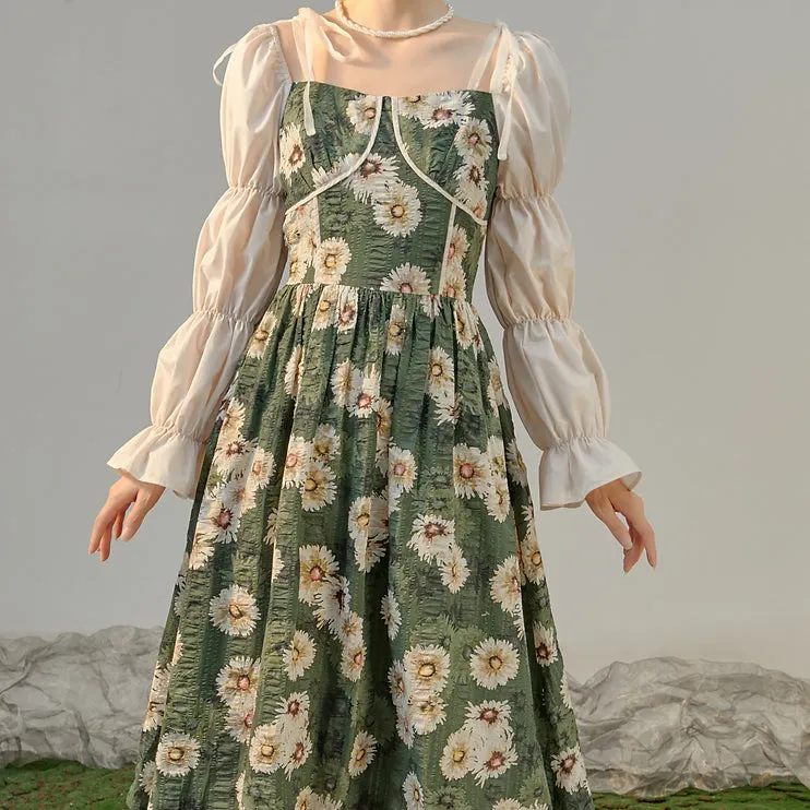 Daisy Cottage Midi Dress Maxct
