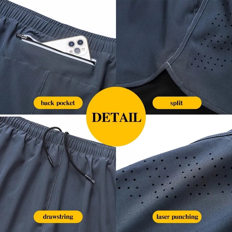 Quick Dry Double Layer Men's Shorts Maxct