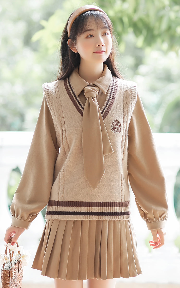 Prep School Vest & Dress Set Maxct