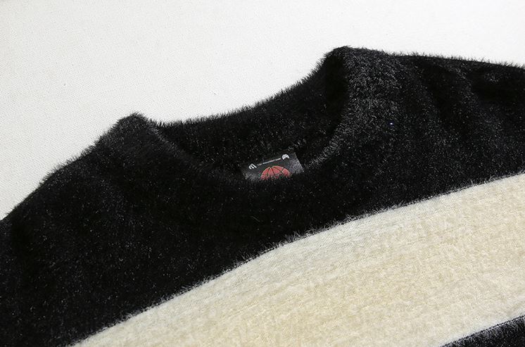 Maxct 5566 Knitted Stripe Pullover Sweater