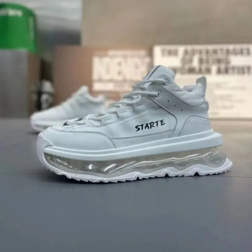 Height Increased Air Cushion Platform Sneakers for Men Maxct